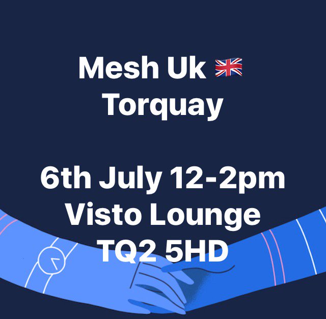 Meet & greet, more the merrier.

Learn about pitfalls for so many #MeshVictims #NHS #torbayhour @SusanMorgan19 @CandiaMcCullou2
@mickbaker15