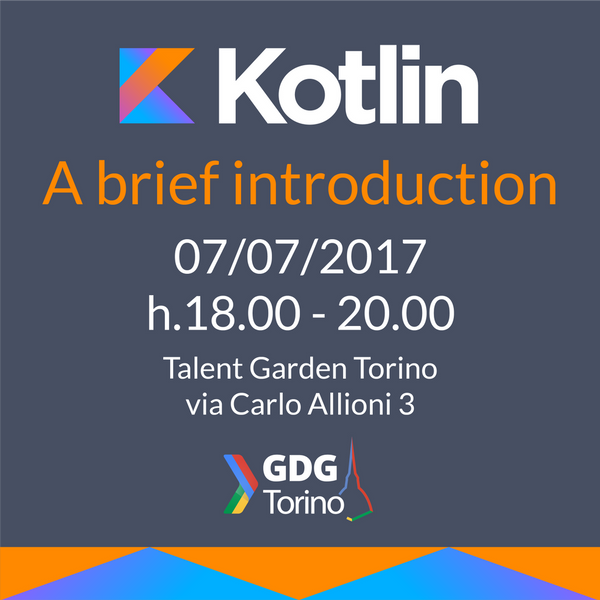 gdgtorino's tweet photo. Vieni a scoprire #Kotlin, il nuovo linguaggio di programmazione per #Android!
https://t.co/u9bXGx9S5a
#AndroidDev https://t.co/JseOzKwhGE
