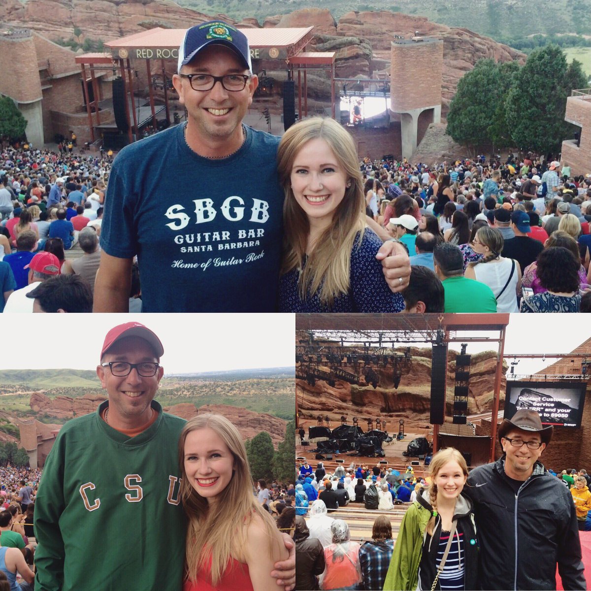 elliemleonard's tweet image. This weekend, my dad and I have tickets to see @theavettbros at @RedRocksCO for the fourth year in a row.