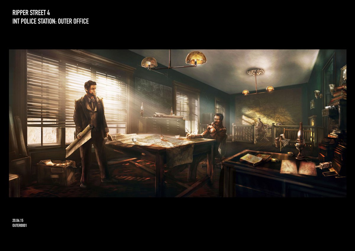 RipperStreet's tweet photo. An exclusive interview with Stephen Daly the production designer of #RipperStreet via @MrDMBarcroft ~ https://t.co/BwqtAlKV9R https://t.co/5LUwijdY4s