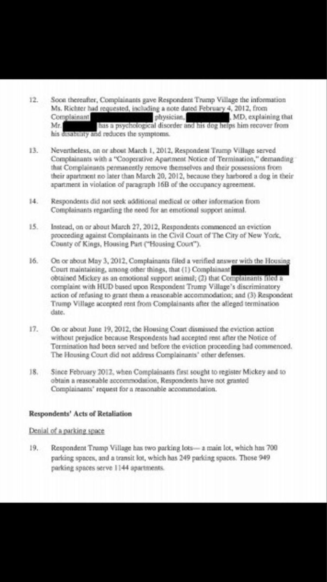 funder's tweet photo. This #4thofJuly please remember Donald Trump once evicted a disabled US Veteran cuz he had a therapy dog-court docs below

#25thAmendmentNow https://t.co/jki1v8KhZE