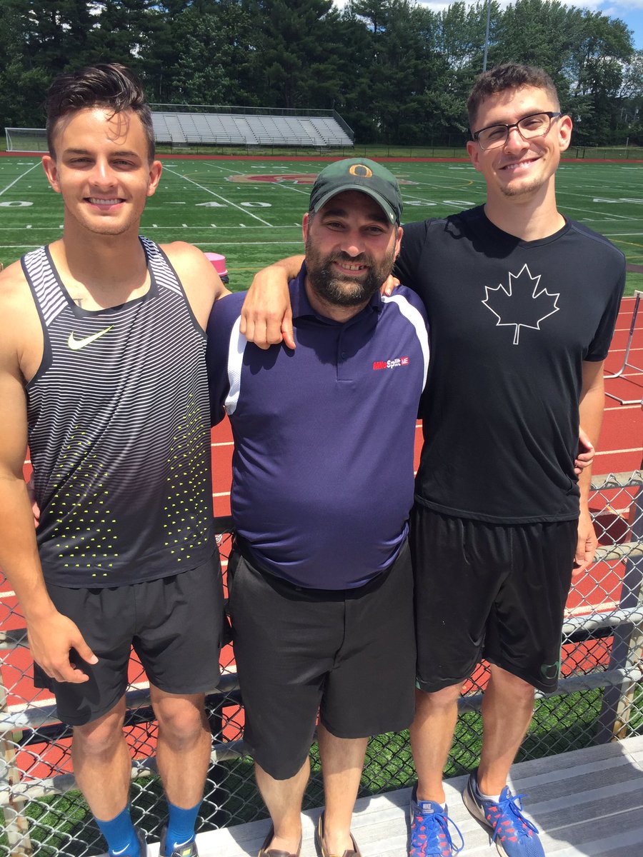MileSplit_NE's tweet photo. Great day watching these two olympians workout #respecttrack https://t.co/hjbhcyT4WU
