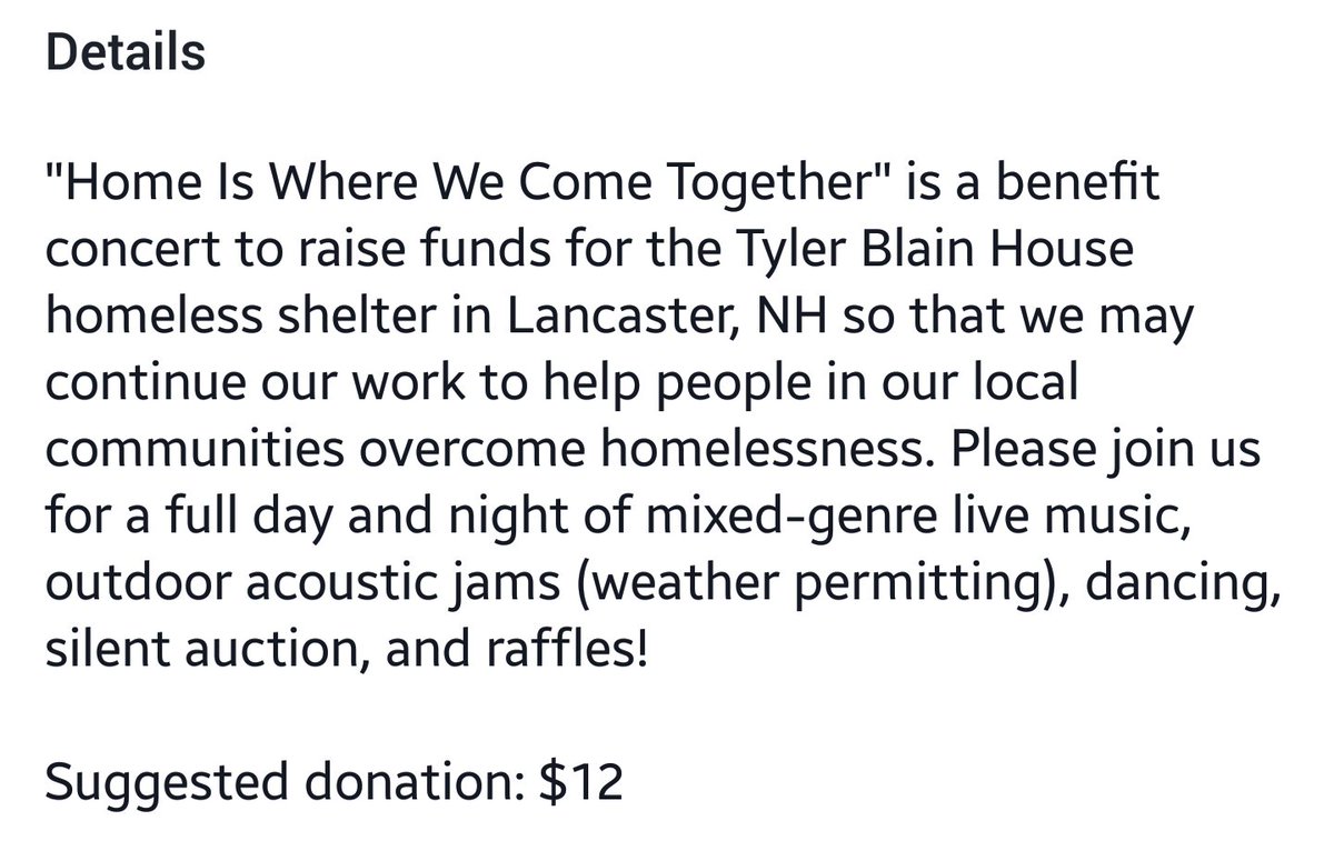 HypotheticalsNH's tweet photo. This is the next show we will be a part of! It's in Littleton, NH and it's for a great cause
#benefitshow #benefitconcert #supportlocalmusic https://t.co/DZyONckiOR