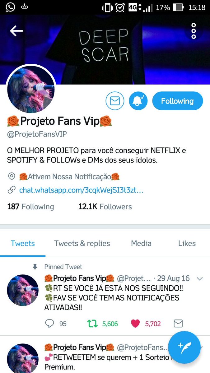 querodmspls's tweet photo. @ProjetoFansVIP 75 https://t.co/Rf7cCPkdUh