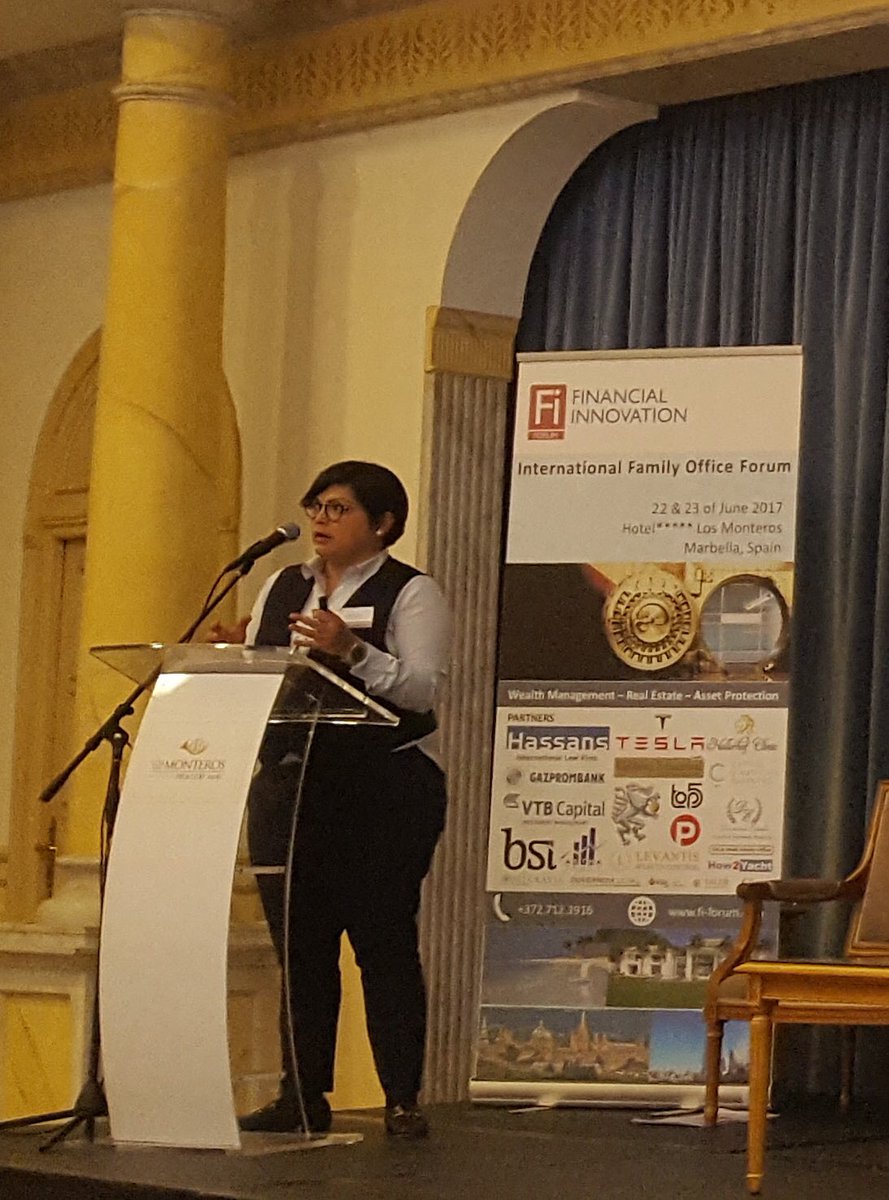 Our CEO <a href="/AleParedones/">Alejandra Paredones</a> as a Guest speaker at the International Family Office Forum held in Marbella, Spain