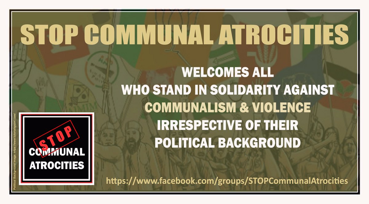 bsinhasahay's tweet image. STOP Communal Atrocities

Citizens united irrespective of political view

facebook.com/groups/STOPCom…

#STOPCommunalAtrocities #citizensprotest
