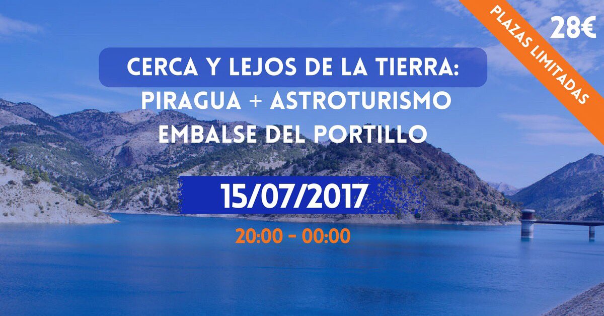 Azimuth_Spain's tweet photo. Vive la naturaleza. Siéntela cerca con la actividad de piragüismo + observación #Astroturista 🔭
 💫¡PLAZAS FUGACES! 👉 https://t.co/Si56kajRX6 https://t.co/3AA1NMzJrq