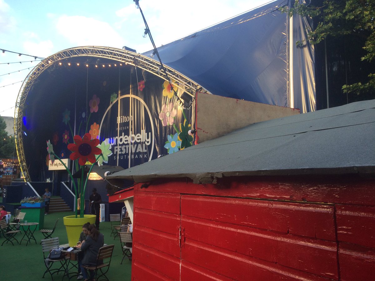 joelgatehouse's tweet image. Saturday.
@UnderbellyFest
7.45
This huge tent.
You.