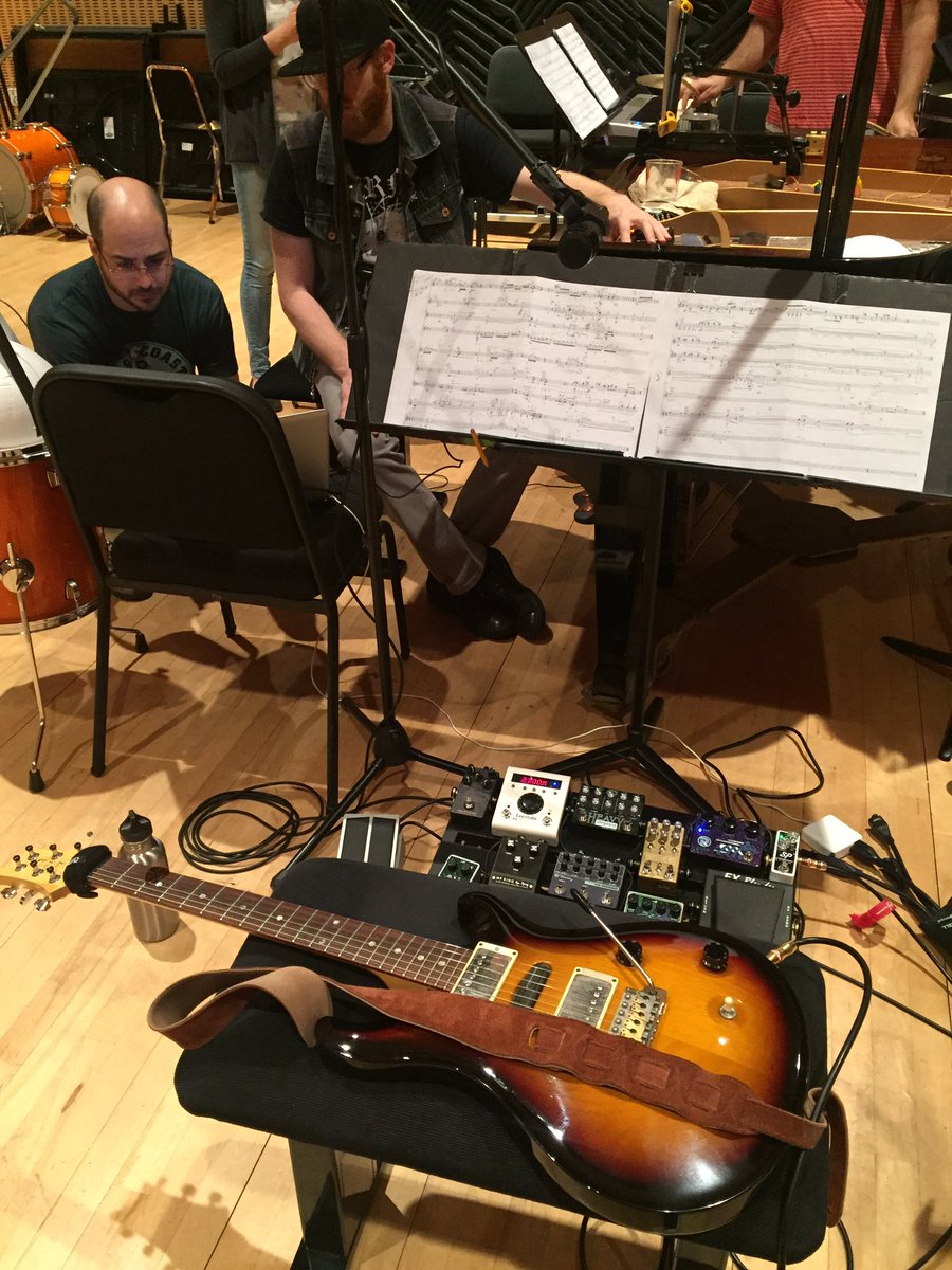 erogers23's tweet photo. Day 3 @HYPERCUBEMUSIC #dungeonrehearsals #longweekend #undernails #recordingprep #summerfun @AdelphiU https://t.co/qCivFnKu95