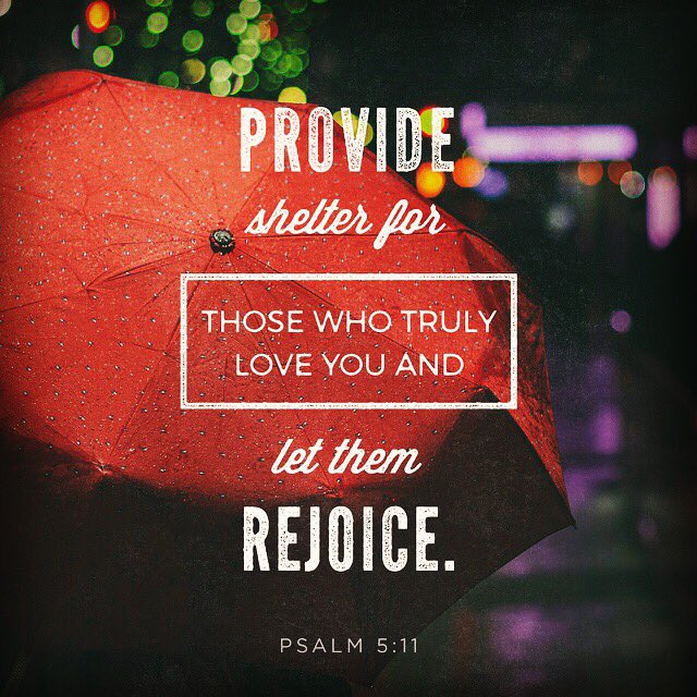 ebclanc's tweet photo. Psalm 5:11-12 #afternoon #word #ebclanc #mondaymotivation #godsplan #seekgod #grace #tryititworks #readitloveitliveit https://t.co/7LAXfVjLFa