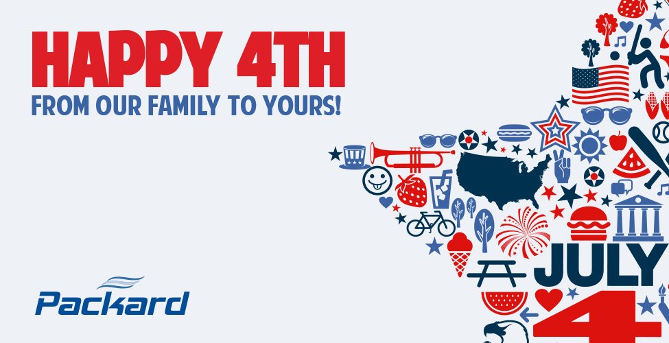 packardonline's tweet image. From our family to yours, Happy 4th of July!!!