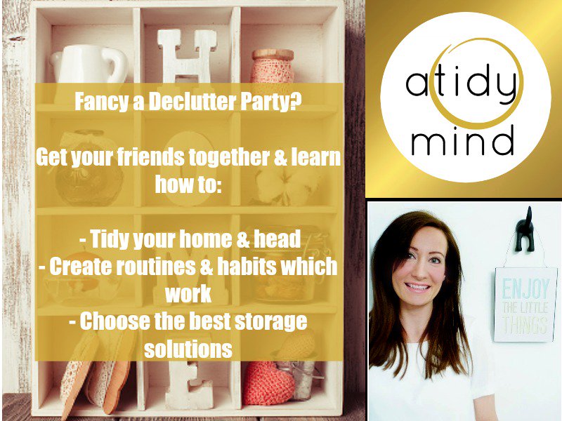 ATidyMind's tweet photo. I'm increasingly being asked to host 'declutter parties' &amp; am happy to oblige since I love discussing my best subject &amp; giving inspiration! https://t.co/o1fWqi1u3L