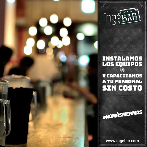 Más fácil echarle cerveza: en #IngeBar instalamos sensores en tu #bar para medir los consumos. Pide tu demo gratis! #FelizLunes