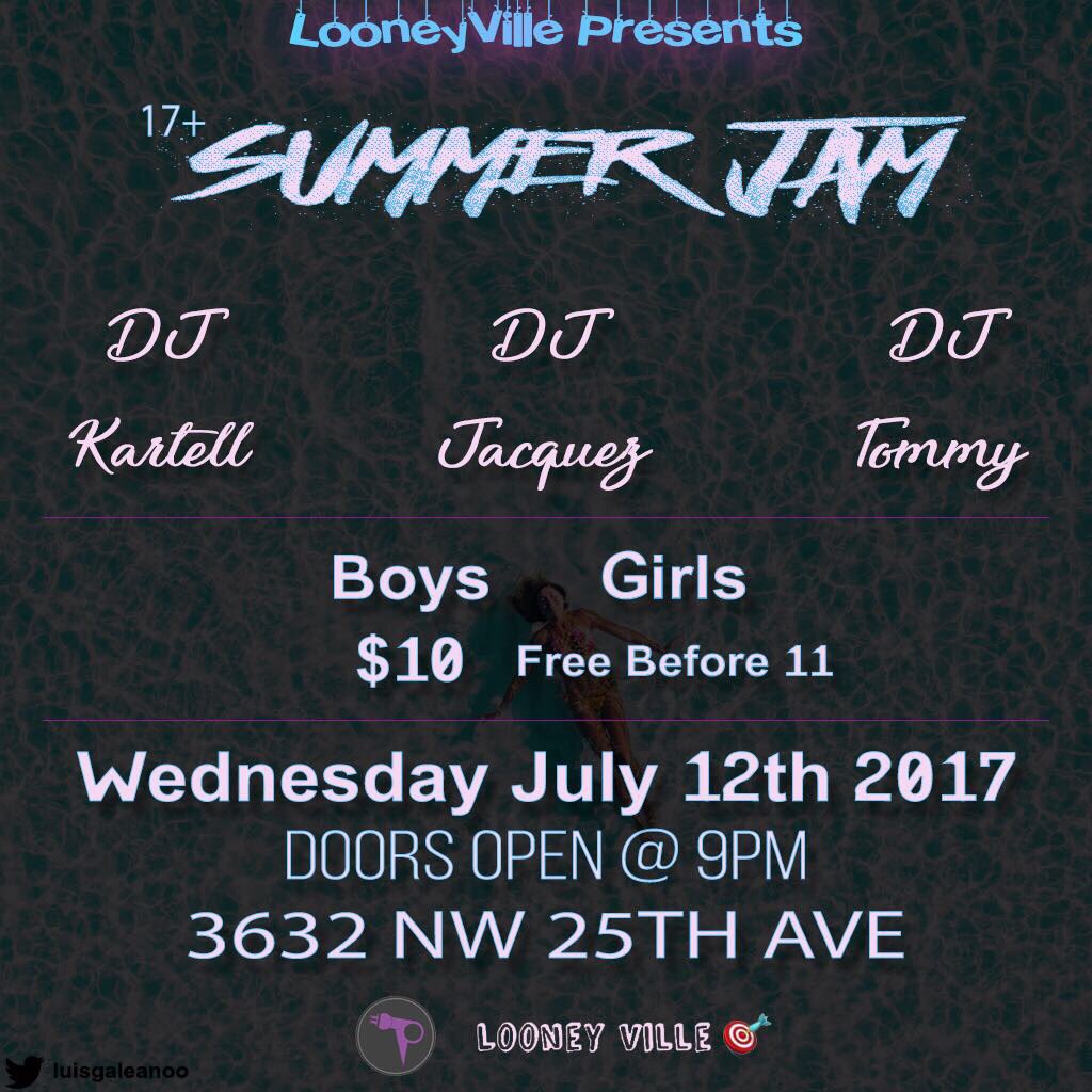 TybToon's tweet photo. NEW VENUE ! 2000s, Spanish and hip hop music will be played 🔥🔥 YALL COME TURN UP JULY 12th NEXT WEEK !!!!! #WeLitWednesdays 🔥😎 https://t.co/UVViElCwsW