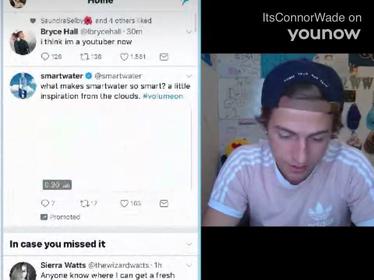 AprilJSnell's tweet image. 🔴 LIVE @ItsConnorWadeee on #YouNow younow.com/ItsConnorWade/…