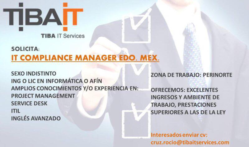 TibaITServices's tweet photo. ¡ Se parte de nuestro Equipo !
Envíanos tu CV
cruz.rocio@tibaitservices.com https://t.co/ATwg46bJY1