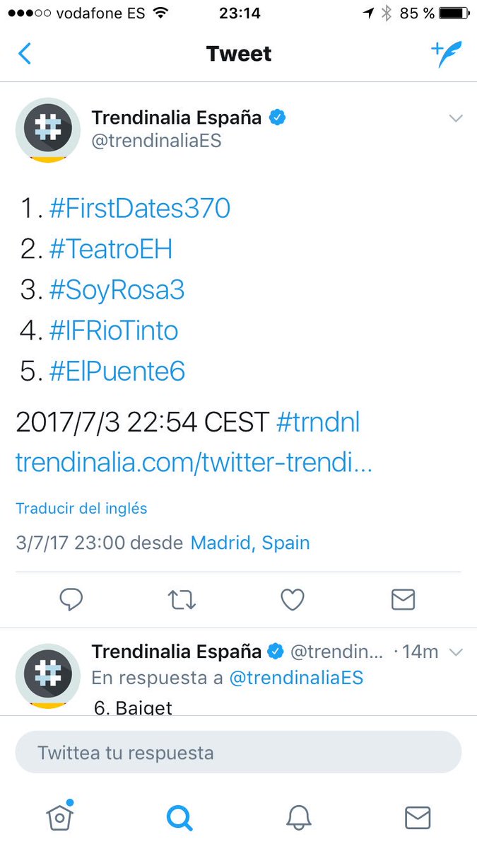pacotorres's tweet photo. Impresionante el tirón de #SoyRosa3 en redes. Tercera emisión, y aguantando en el podium de los TT de la noche junto a #FirstDates370 y EH https://t.co/kN4vSwKHvS