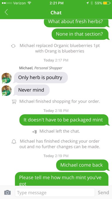 What is happening rn why is Michael doing this to me?? https://t.co/bE5vrUwHMI