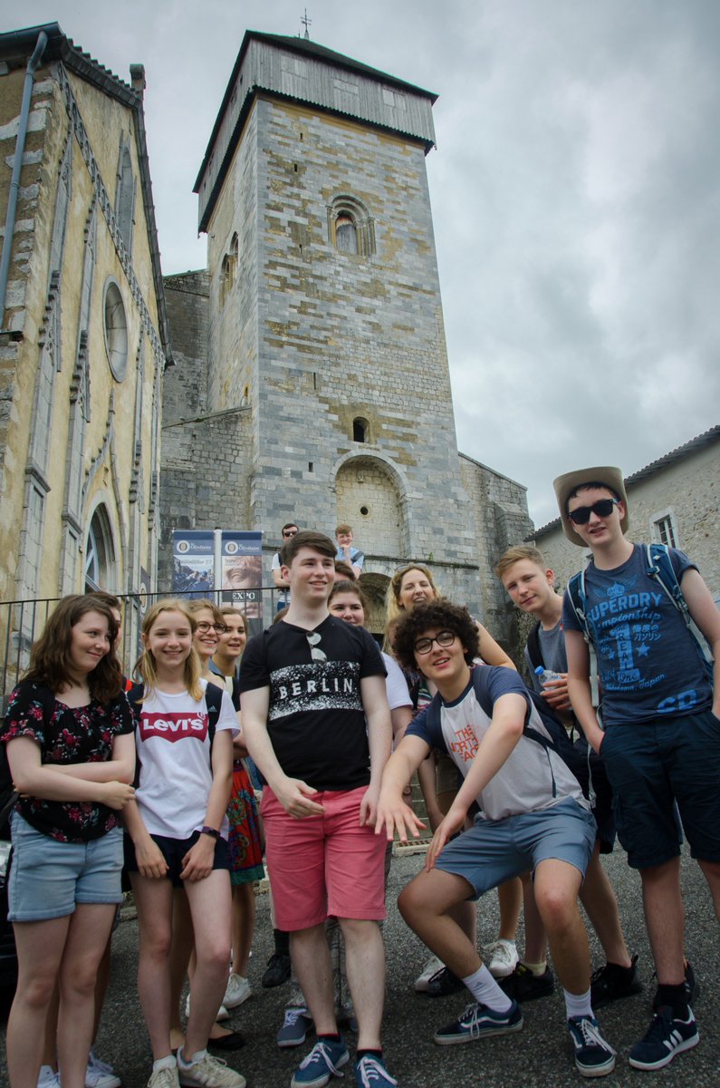 sjfchsmusic's tweet photo. We also visited St. Bertrand de Comminges Cathedral. #luchon2017 https://t.co/EUXJjlK1jb