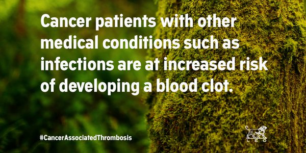 LEOPharmaCA's tweet photo. Cancer patients, are you at risk of developing a blood clot? #ClotsMatter #CancerClots https://t.co/rLr8NVLfNC