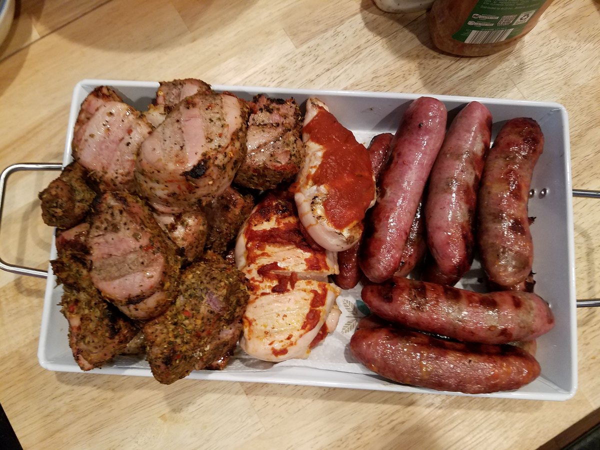 Brats, chicken, pork loin - #AmericanGreatness
