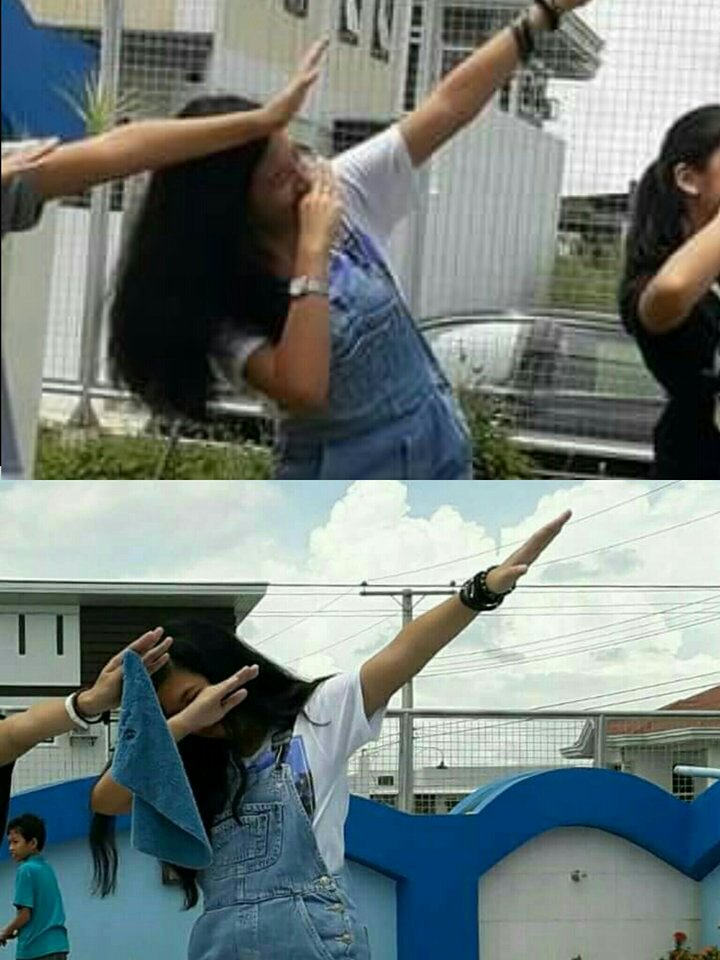 jeonsanity's tweet photo. "it's 2017 and you're still dabbing?"
"dabbing will always be OUR thing"
"Dab? Dab. "
#dabcouple #ARMYSelcaDay https://t.co/bNsdaqHJss