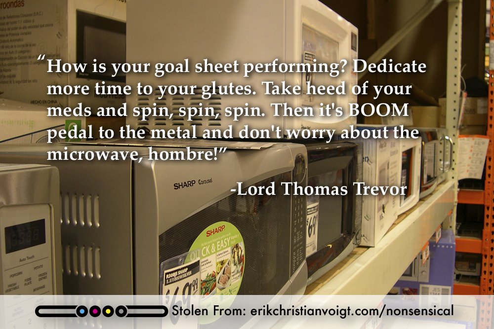ecv83's tweet photo. Check out more nonsensical words of inspiration at: https://t.co/zqgGw5gJ2x  #spin #microwave #hombre https://t.co/njHLVgJb3M