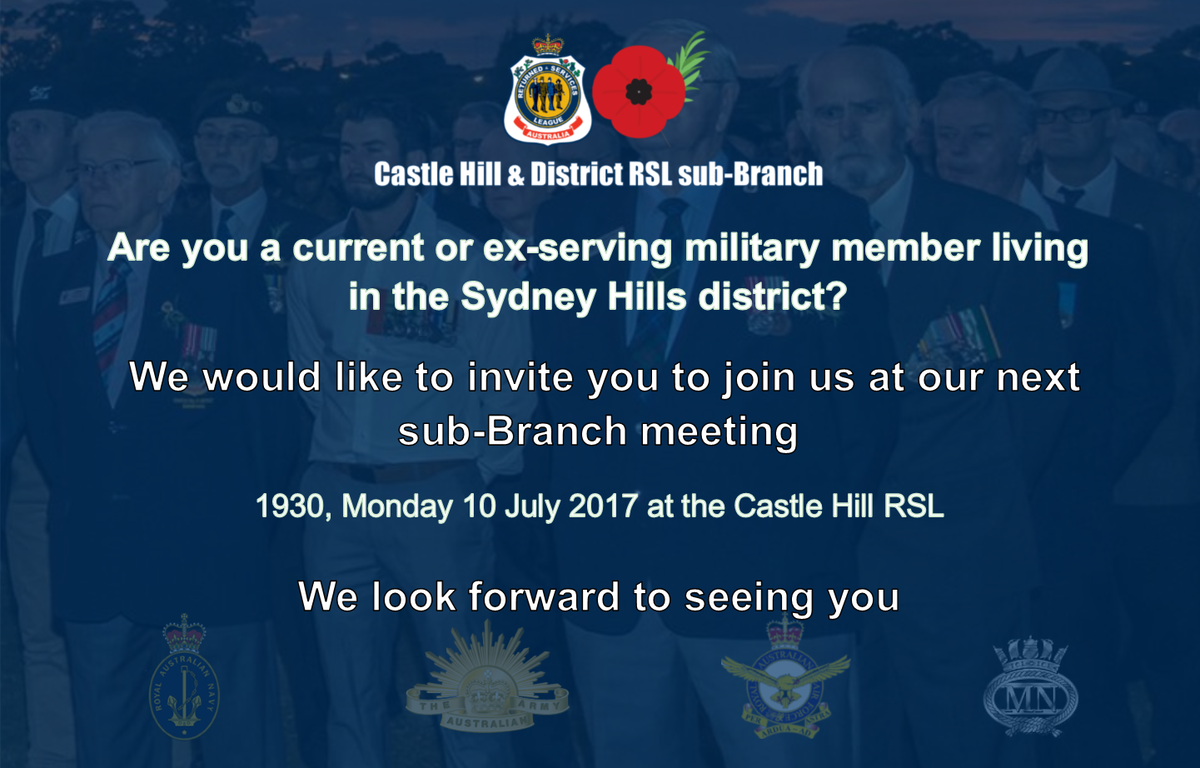 CHRSLsub_Branch's tweet photo. For more info on our sub-Branch and welfare activities, please visit our website https://t.co/g85sBwMFkv #australianveterans #anzacspirit https://t.co/PAWrAiJ1BH