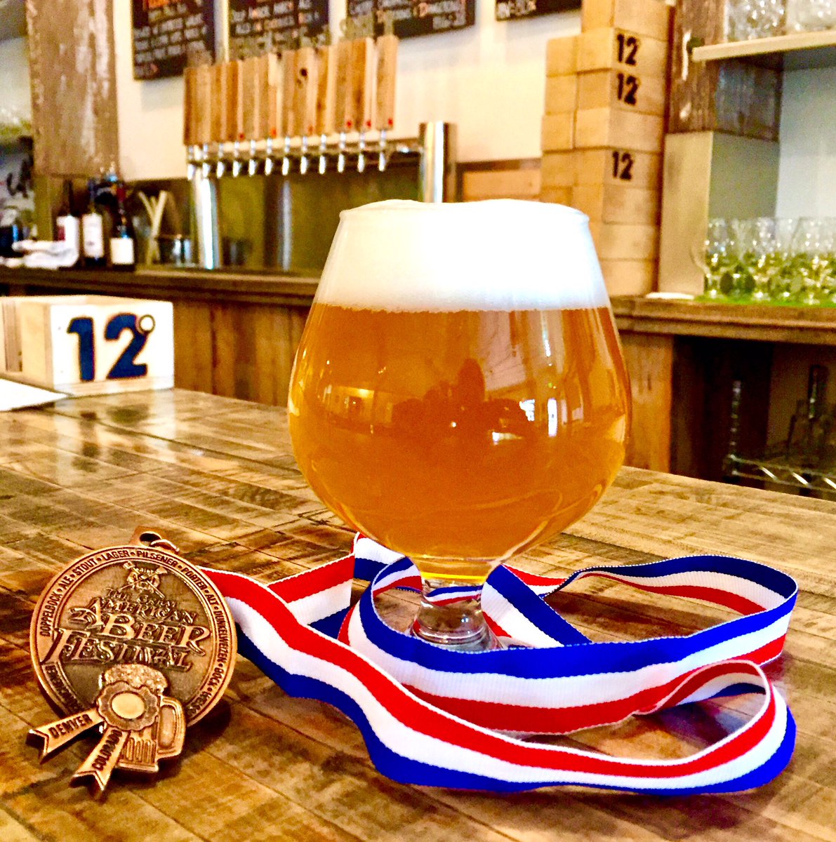 12DegreeBrewing's tweet photo. Treachery fans, our World Beer Cup Gold and GABF Bronze-winning Golden Strong Ale is back on tap!  #craftbeer #drinklocal #drinkbelgian https://t.co/uHBZIgvIP4