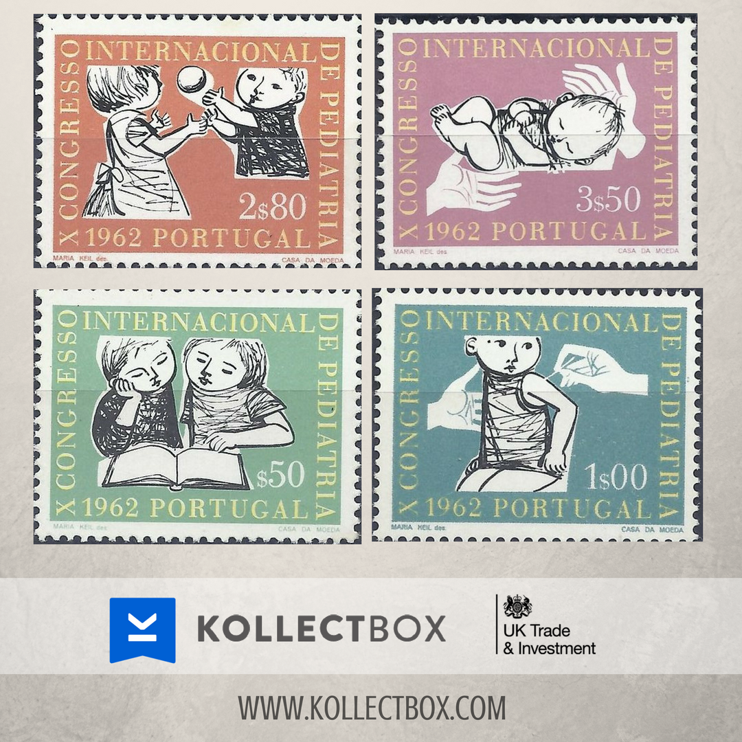 Kollectbox's tweet photo. Portugal 1962 10th Inter Congress for Children Health Complete set MNH
#mintneverhinged #stamps #philately
https://t.co/UxNuClb98R https://t.co/7lZZPsFIqK