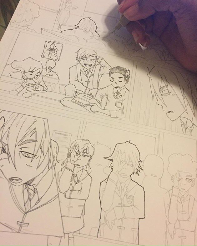 StudioMind95's tweet photo. Sneak peak... #traditionalart #traditional #traditionalmanga #manga #digitalmanga #webcomic #shonen #sennin #noirceaser #studiomind https://t.co/Y3FklMCSGH