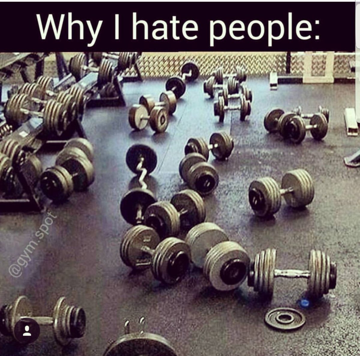 iceburg316's tweet photo. On the real I hate when this happens at the gym
#putyourweightsback 😠 https://t.co/zLgBZmqZlH