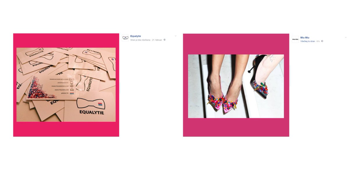 equalytie's tweet photo. @equalytie on FB on 21st of February 2017 vs. @MIUMIUofficial on FB today on 4th of July 2017 #clubequalytie #equalytie #girlpower #startup https://t.co/VR5Jfi2Utb