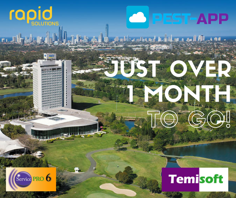 Pest_App's tweet photo. With just over a month until Rapid Solutions 2017 Conference we are excited to see everyone! Say hello at booth 18! https://t.co/u8P4e1KBJi https://t.co/h7aRzOJKcT