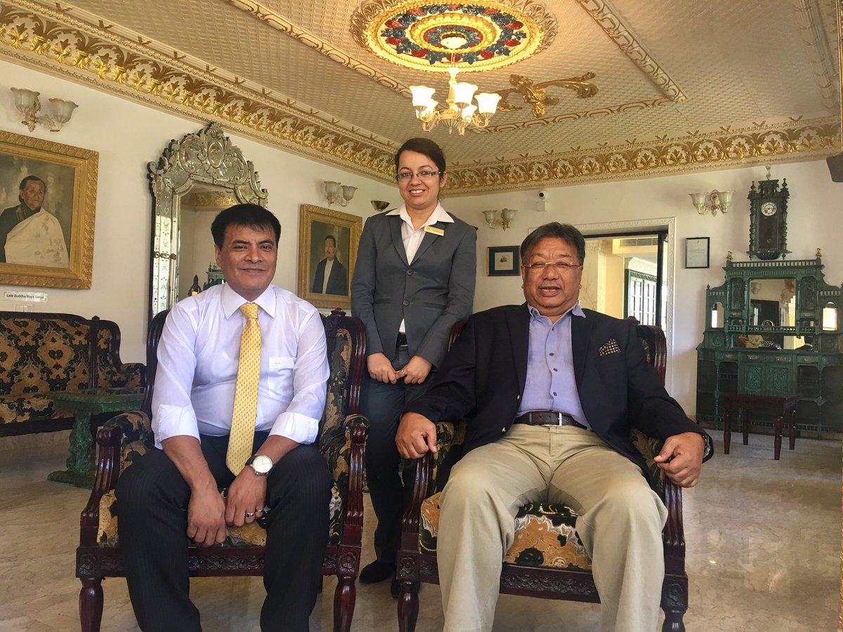 KGH_HOTELS's tweet photo. Our Founding Chairman, Karna Sakya's recent visit at his new property Maya Manor Boutique Hotel. https://t.co/zImec7i5c5