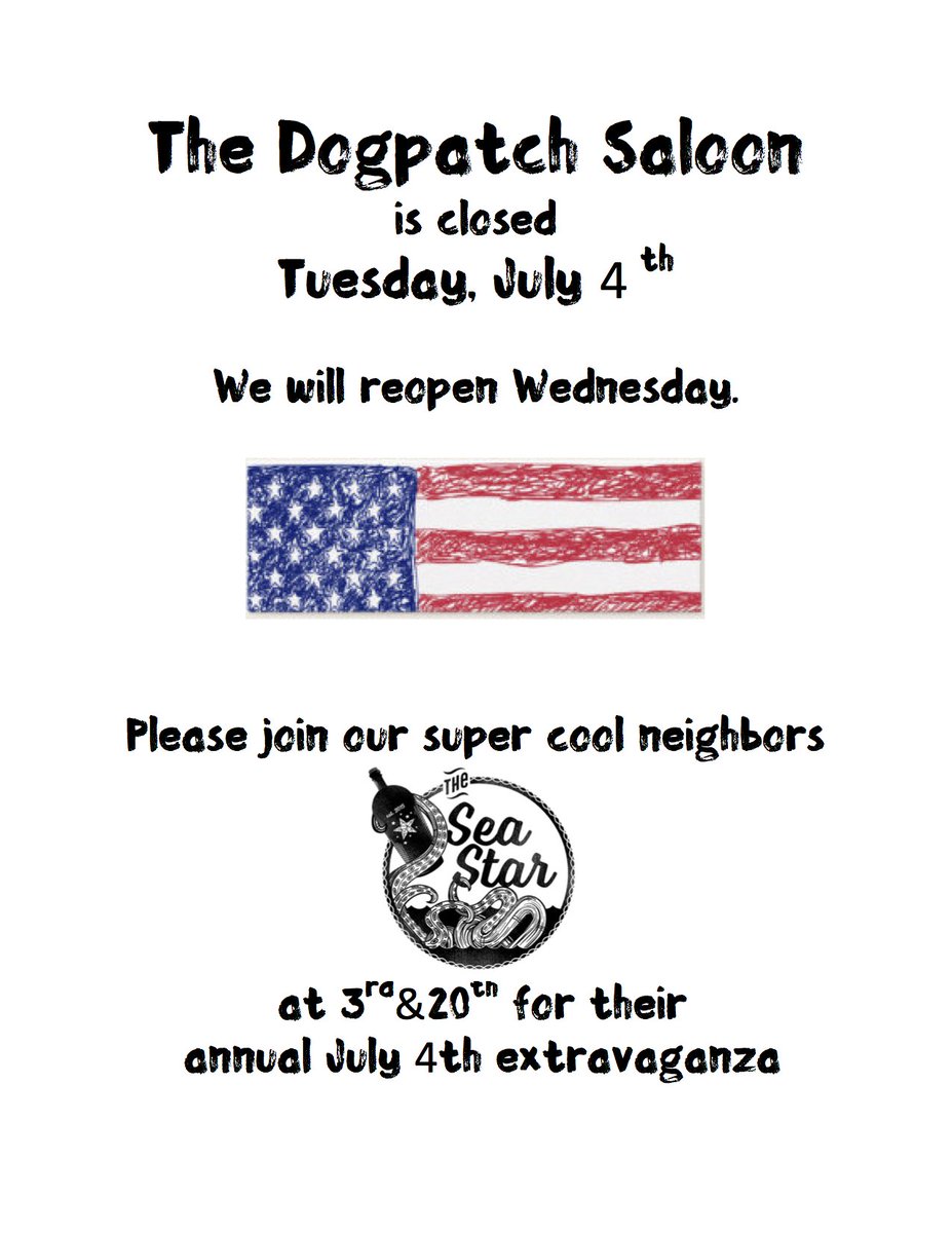 DogpatchBar's tweet image. 