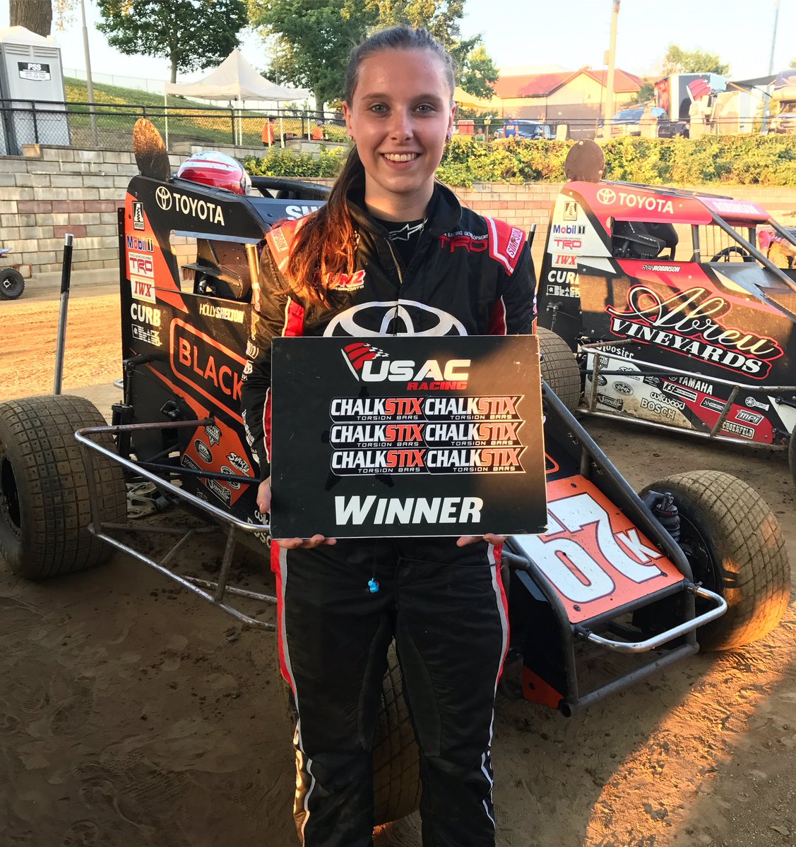 USACNation's tweet photo. Your heat race winners tonight at the Illinois Midget Nationals! #USACnation https://t.co/cnMFEfbKWW