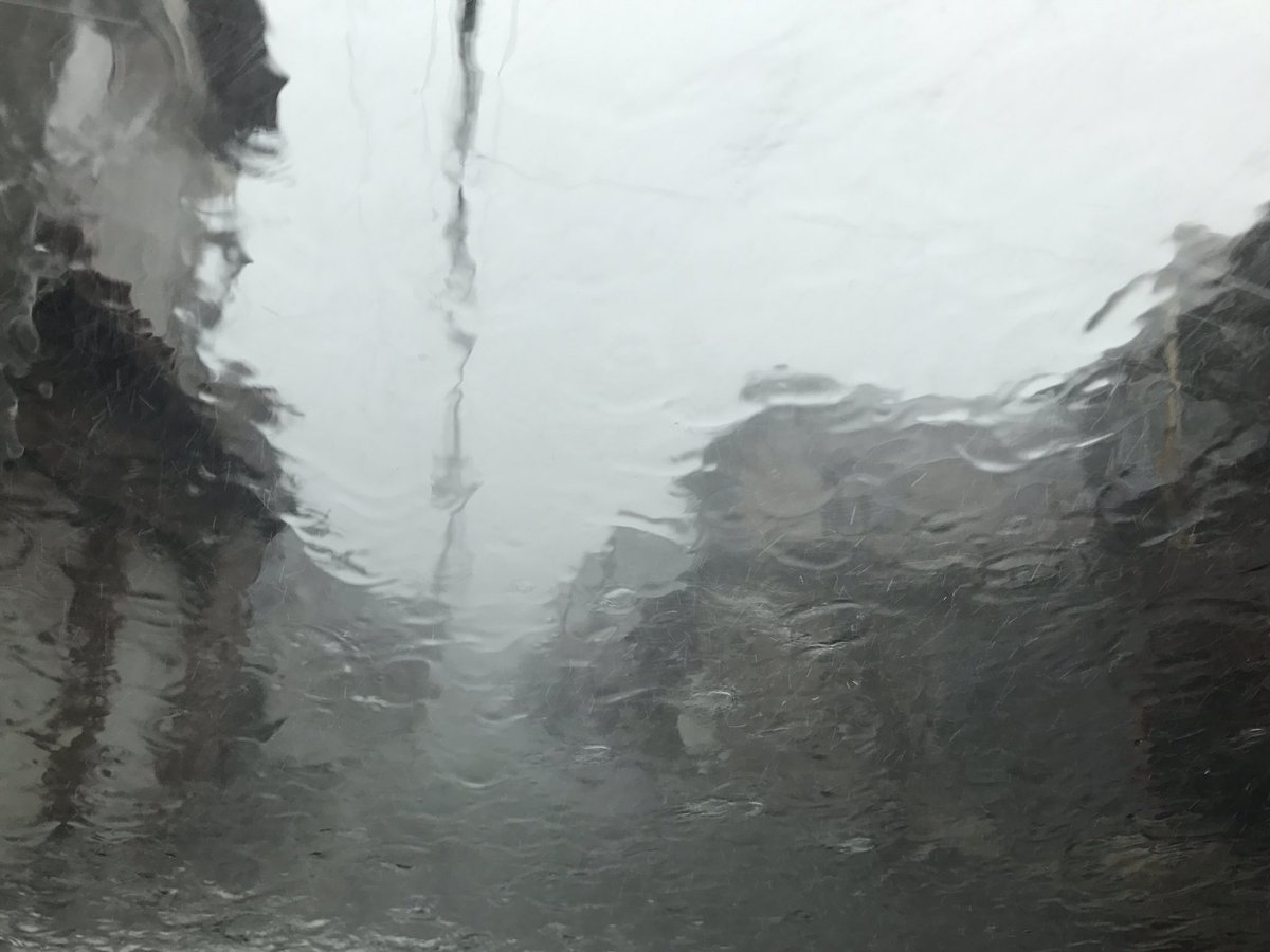 Lucie_blog's tweet photo. 雨、大変な事になってる https://t.co/VosT7fSvq5