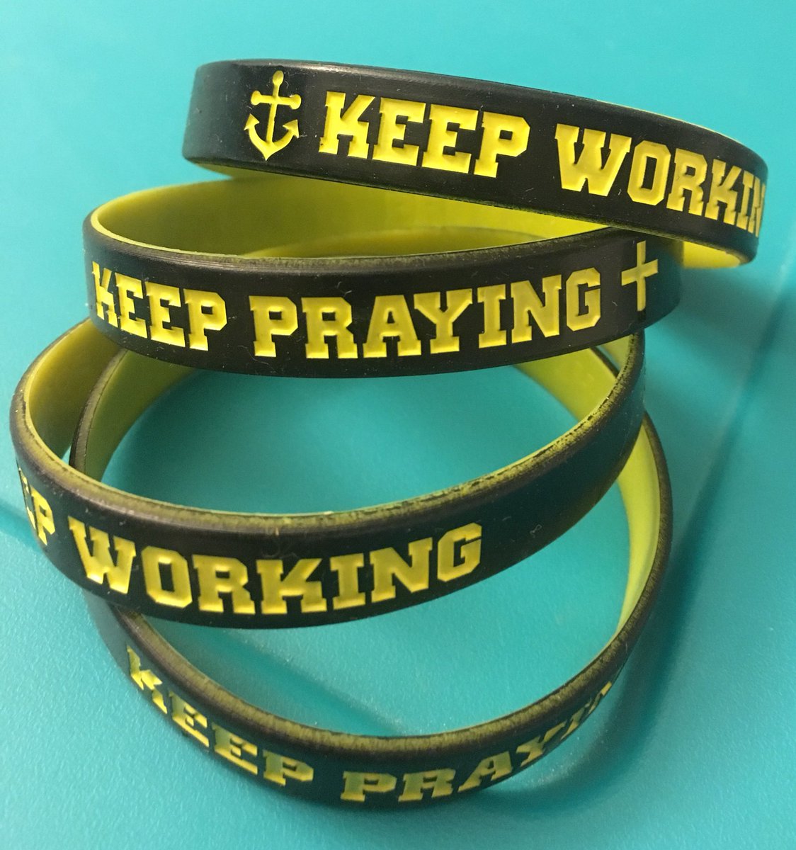 KwKpFoundation's tweet photo. Who wants to win one of these awesome wristbands?? Retweet this for a chance to win! @TheMarchingJay needs to see that support! https://t.co/XdcT6YqZLS