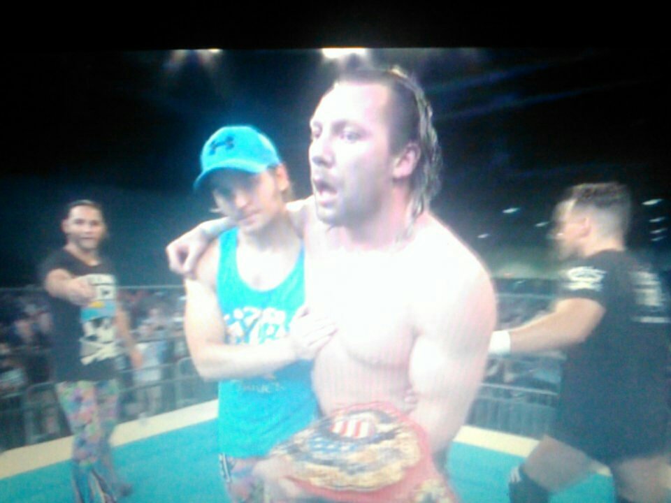 IAmChrisThunder's tweet image. #G1USA Main Event - #AndFirst #IWGPUSChampionship #TheCleaner @KennyOmegamanX - #BulletClub #TheElite