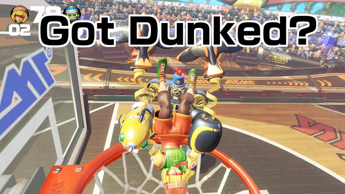 Poli_Z_Gaming's tweet photo. Yes, yes I did. #GotDunked #ARMS #NintendoSwitch https://t.co/UROt7xPgyX