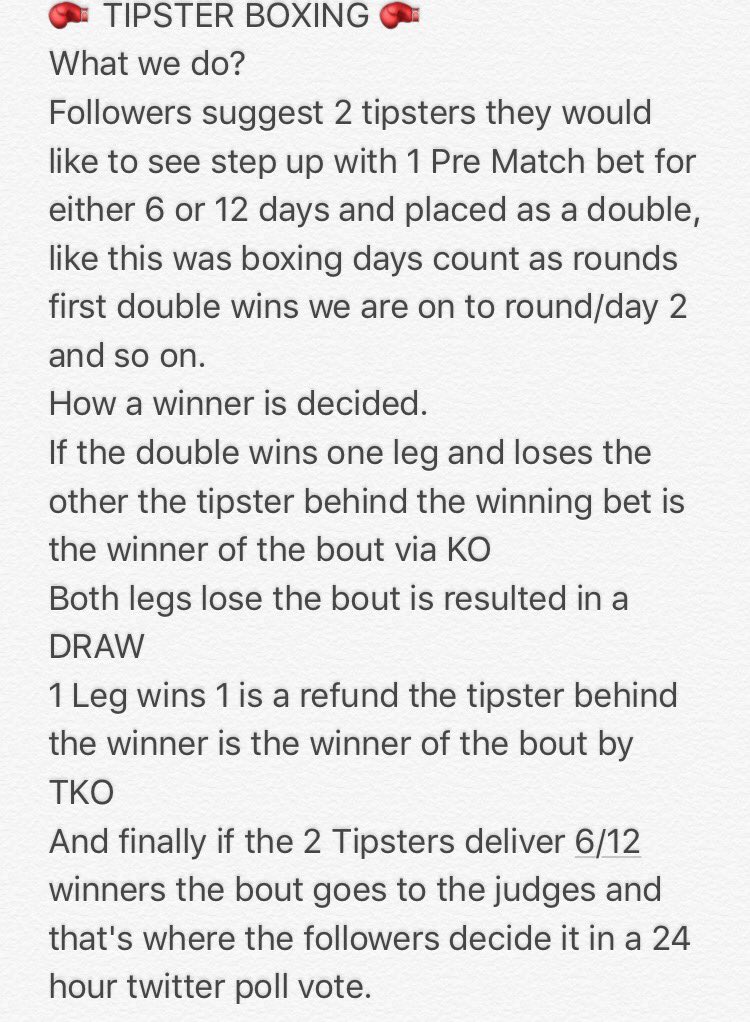 Tipster Boxing 🥊 tweet media