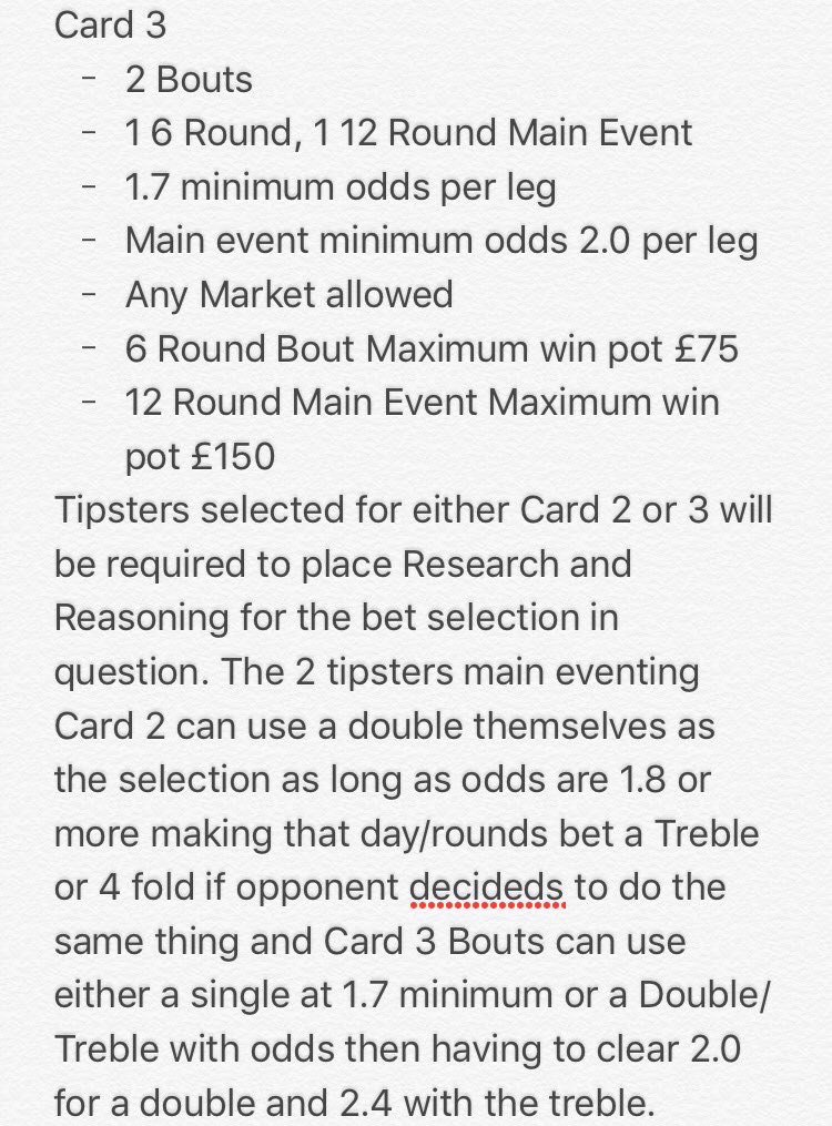 Tipster Boxing 🥊 tweet media