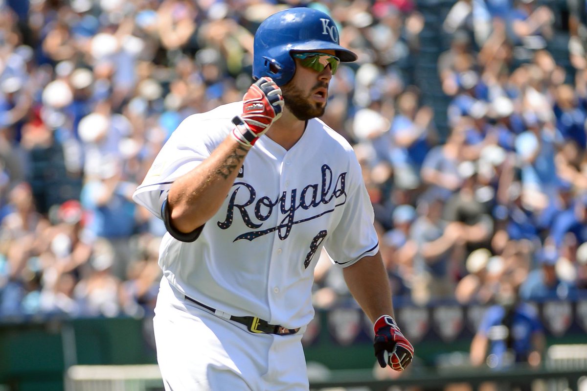 TheFan965's tweet photo. Per @Buster_ESPN , Mike Moustakas will compete in the Home Run Derby! #VoteMoose https://t.co/esN64mLjM4