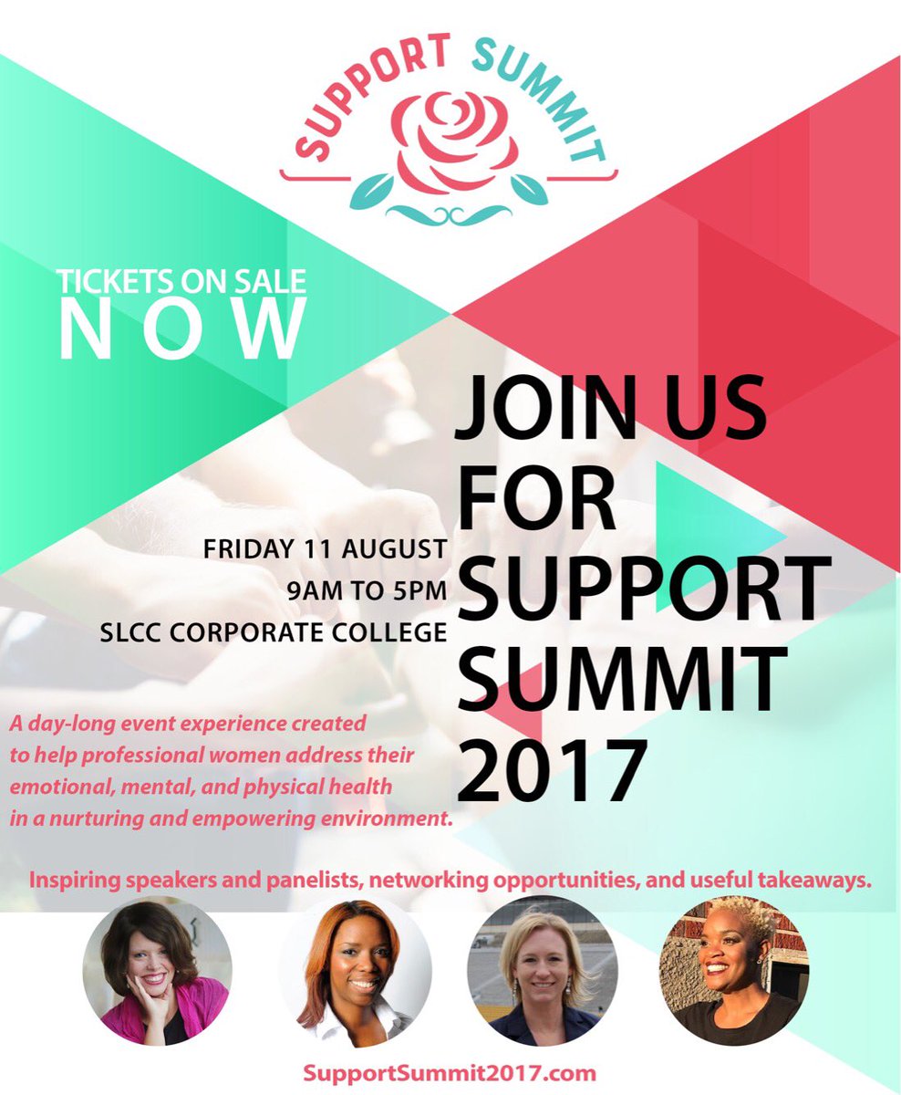 SupportSummit17's tweet image. Tickets for Support Summit are officially on sale! Get yours today! #stl #stlouis #women SupportSummit2017.com