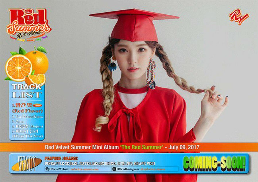 Red Velvet ウェンディ、RED VELVET スルギ、「The Red Summer