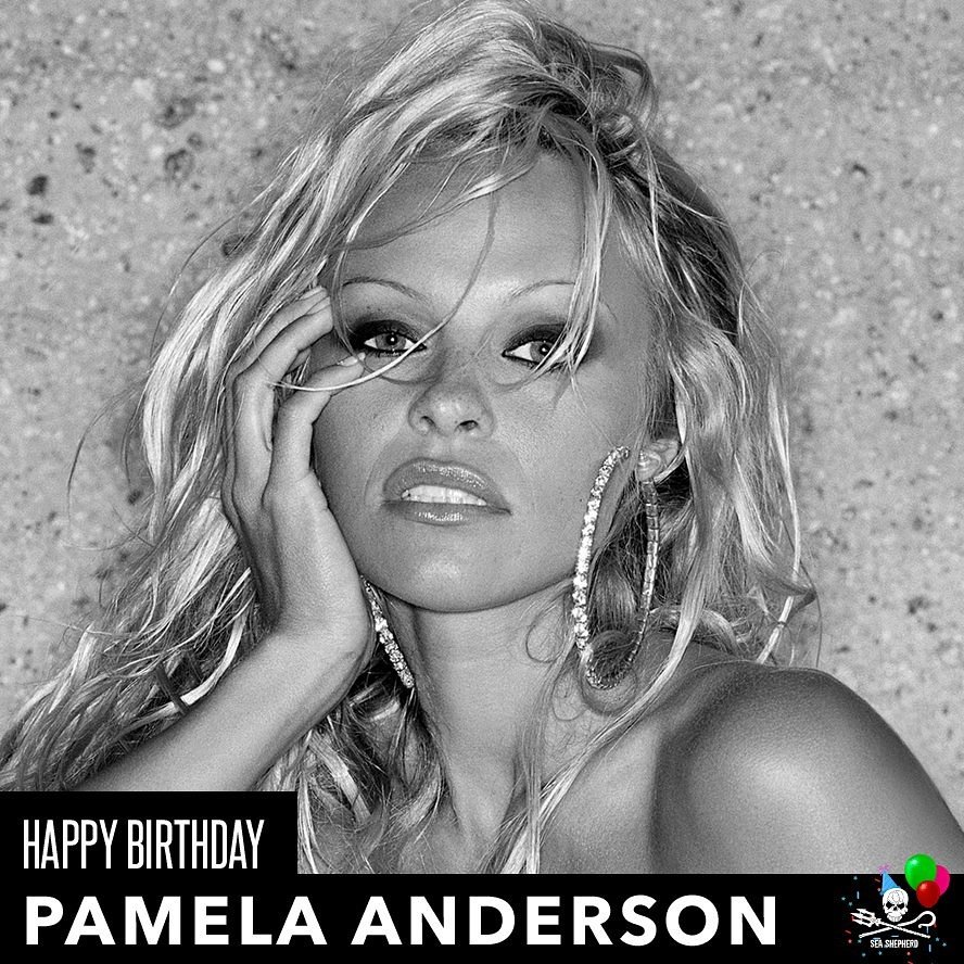 Happy belated birthday to \"Pamela Anderson\" we cant forget about our fabulous pinup models/ stars:) 