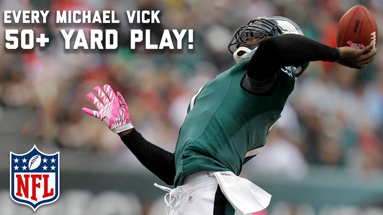 Every Michael Vick 50+ Yard Play | Happy Birthday Michael Vick! | NFL Highlights  