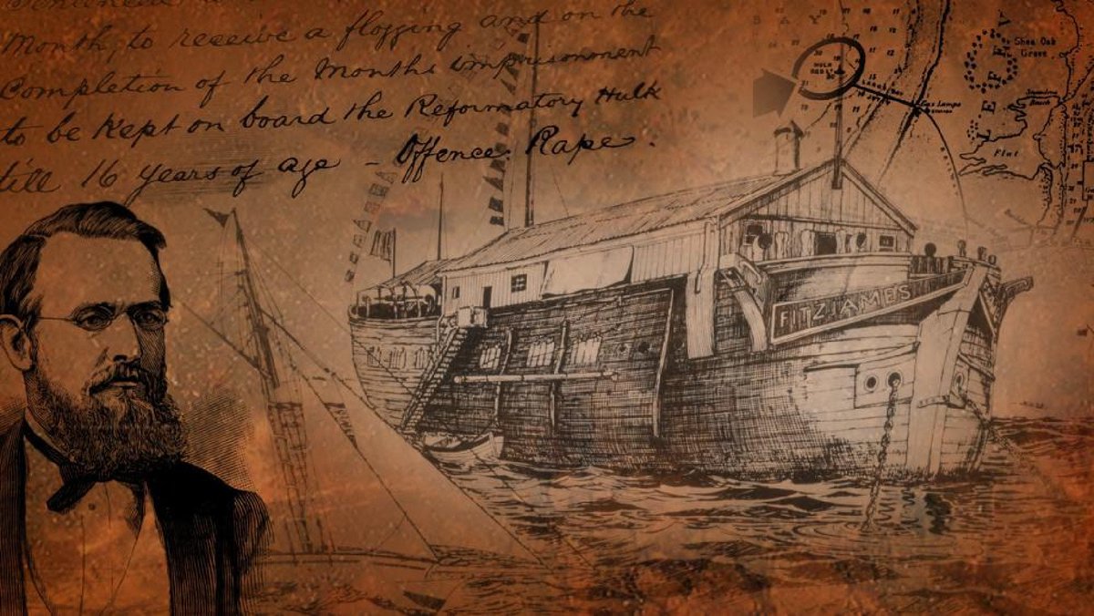 TiserHistoryPod's tweet photo. Episode 2. #Adelaide's floating prison for wayward teens 
https://t.co/hEleUThdyl #HistoryPodcast https://t.co/msVKrbts1R