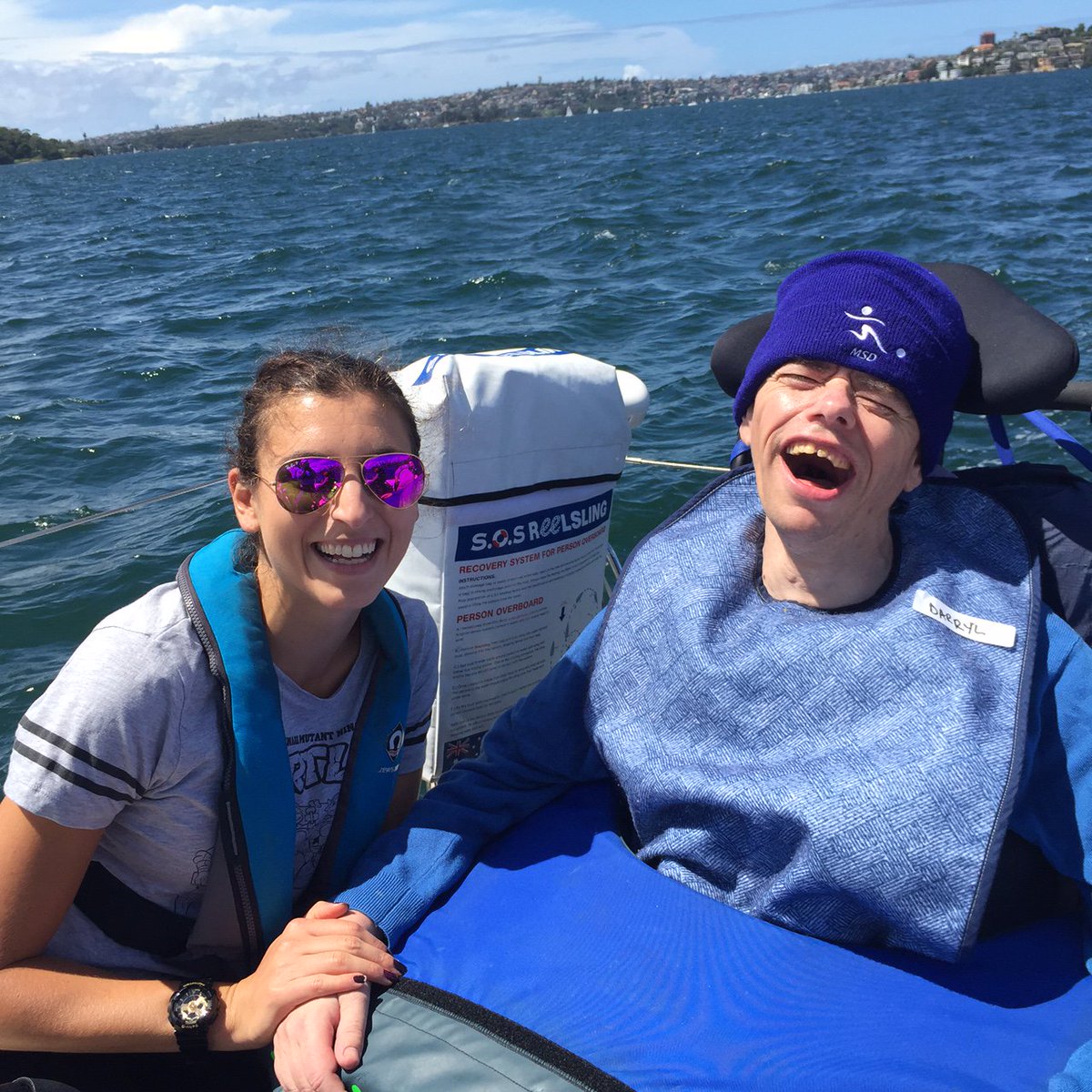 Our #boats are adapted for #wheelchairs so everyone can join. You can help more children #sail by donating: payment.securepage.com.au/swd/donate.php
#NDIS